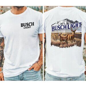 Busch Light Hunting Shirt | Vintage Beer Graphic Tee | Unisex Casual T-Shirt